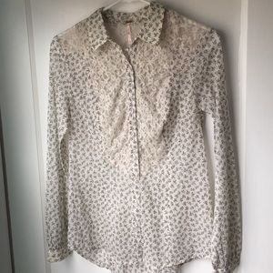 Free People lace top